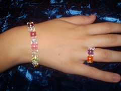 murano bead ring